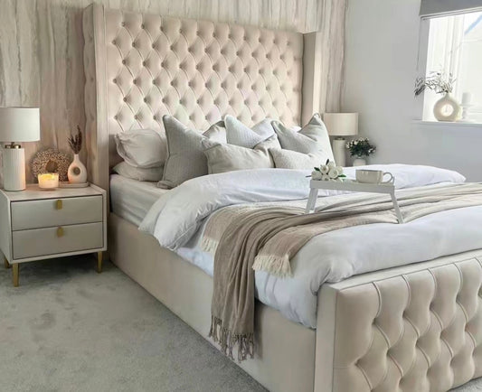 Empress upholstered bed