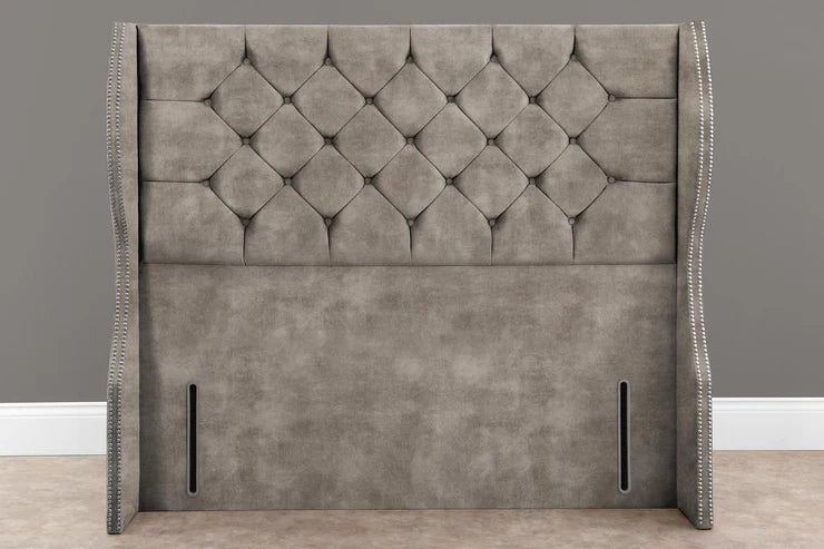 Monaco Wingback Floor Standing Headboard