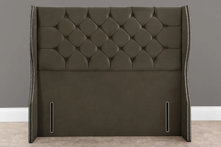 Monaco Wingback Floor Standing Headboard