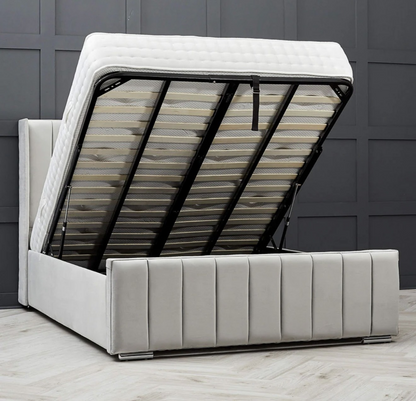 Lisbon upholstered ottoman storage bed