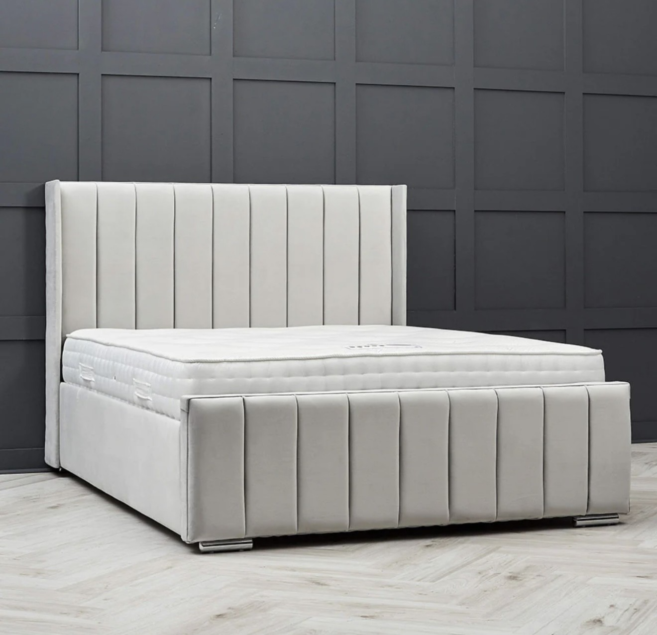 Lisbon upholstered ottoman storage bed